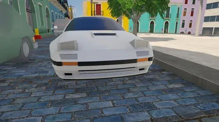Kaze Tsubame, a white pop-up-headlight coupe